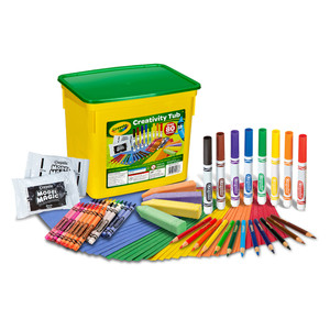 Kit Crayola Creativity Tub X80